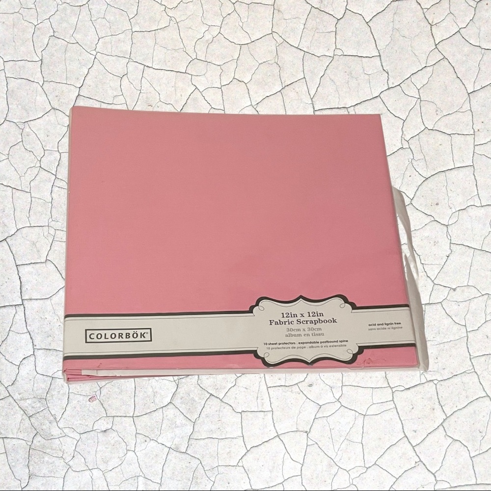 Colorbok Fabric Post Bound Scrapbook Photo Album